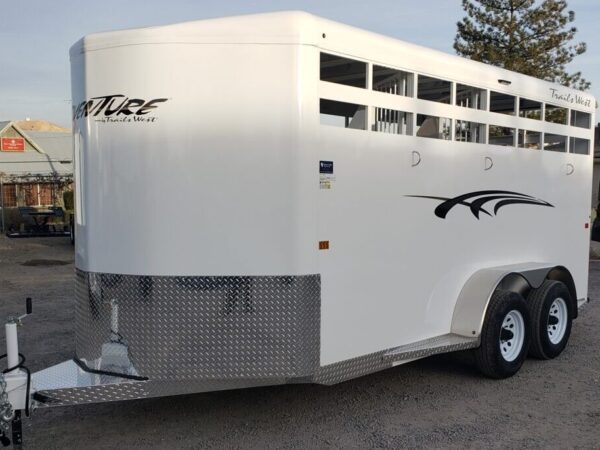 2025 Trails West Adventure II 3 Horse Trailer - Image 2