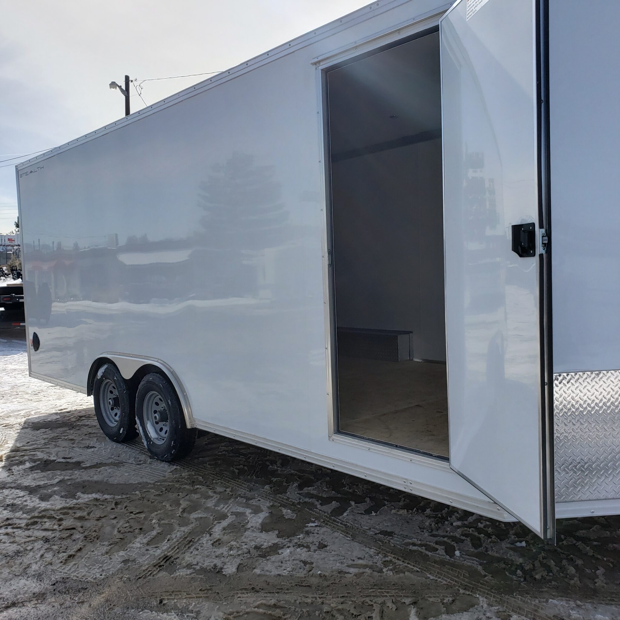 2026 CargoPro 8.5'x20' V-Nose Stealth Enclosed Car Hauler XLT - Image 4