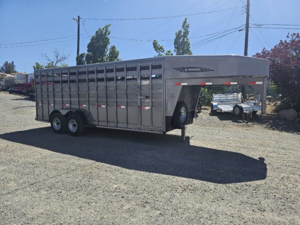 2025 Titan Gooseneck Stock Trailer - Image 4