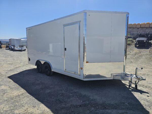 2025 Cargo Pro Pre-Owned 8.5'x16' V-Nose Stealth Car Hauler XLT - Image 3