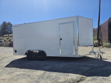 2025 Cargo Pro Pre-Owned 8.5'x16' V-Nose Stealth Car Hauler XLT