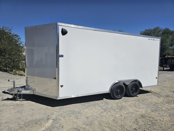 2025 Cargo Pro Pre-Owned 8.5'x16' V-Nose Stealth Car Hauler XLT - Image 5