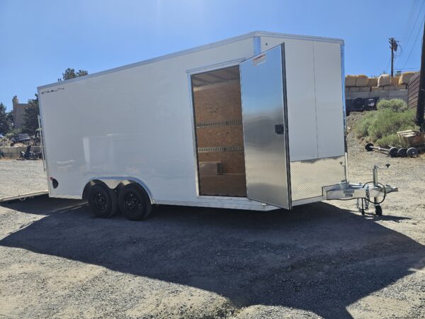 2025 Cargo Pro Pre-Owned 8.5'x16' V-Nose Stealth Car Hauler XLT - Image 15