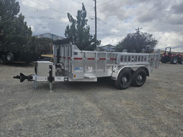 2026 CargoPro 7'x14' Aluminum Dump Trailer w/Tarp - Image 2