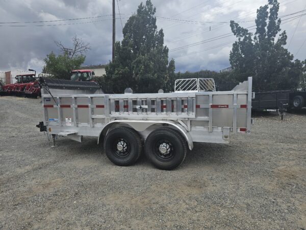 2026 CargoPro 7'x14' Aluminum Dump Trailer w/Tarp - Image 3