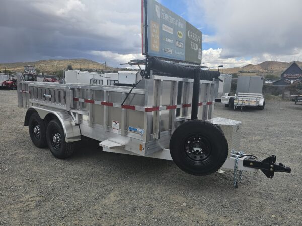 2026 CargoPro 7'x14' Aluminum Dump Trailer w/Tarp - Image 7