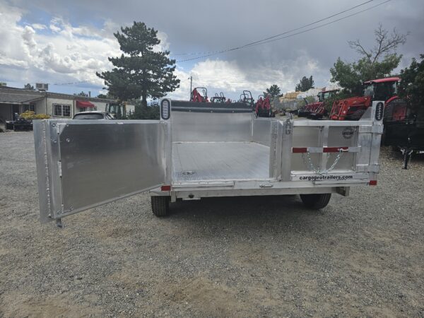 2026 CargoPro 7'x14' Aluminum Dump Trailer w/Tarp - Image 9