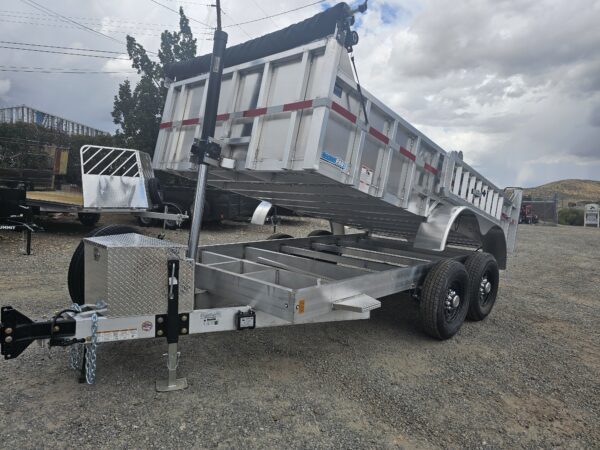2026 CargoPro 7'x14' Aluminum Dump Trailer w/Tarp - Image 12