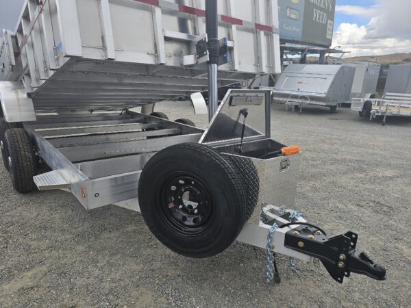 2026 CargoPro 7'x14' Aluminum Dump Trailer w/Tarp - Image 14