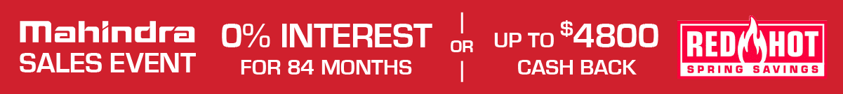 Mahindra Sales Event!