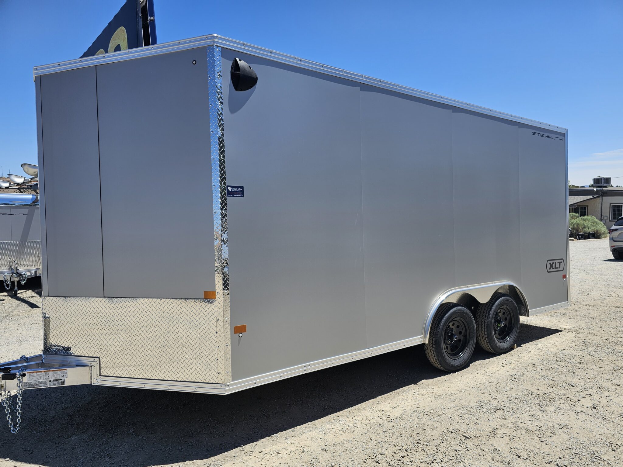 2026 Alcom 8.5'x16' V-Nose Stealth XLT Car Hauler - Image 4