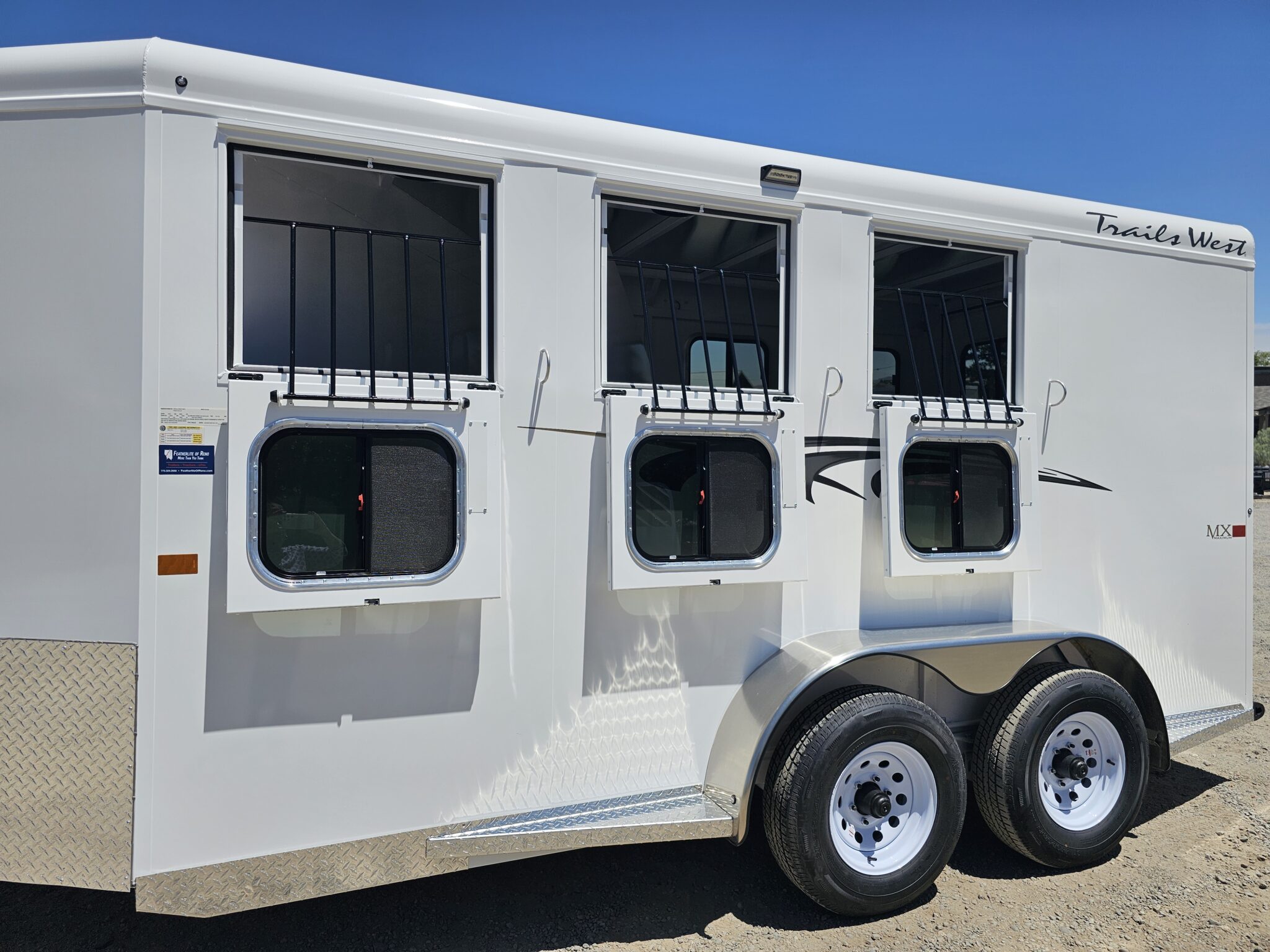 2027 Trails West Adventure MX II 3 Horse Trailer - Image 7
